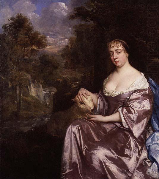 Portrait of an unknown woman, formerly known as Elizabeth Hamilton, Countess de Gramont, Sir Peter Lely
